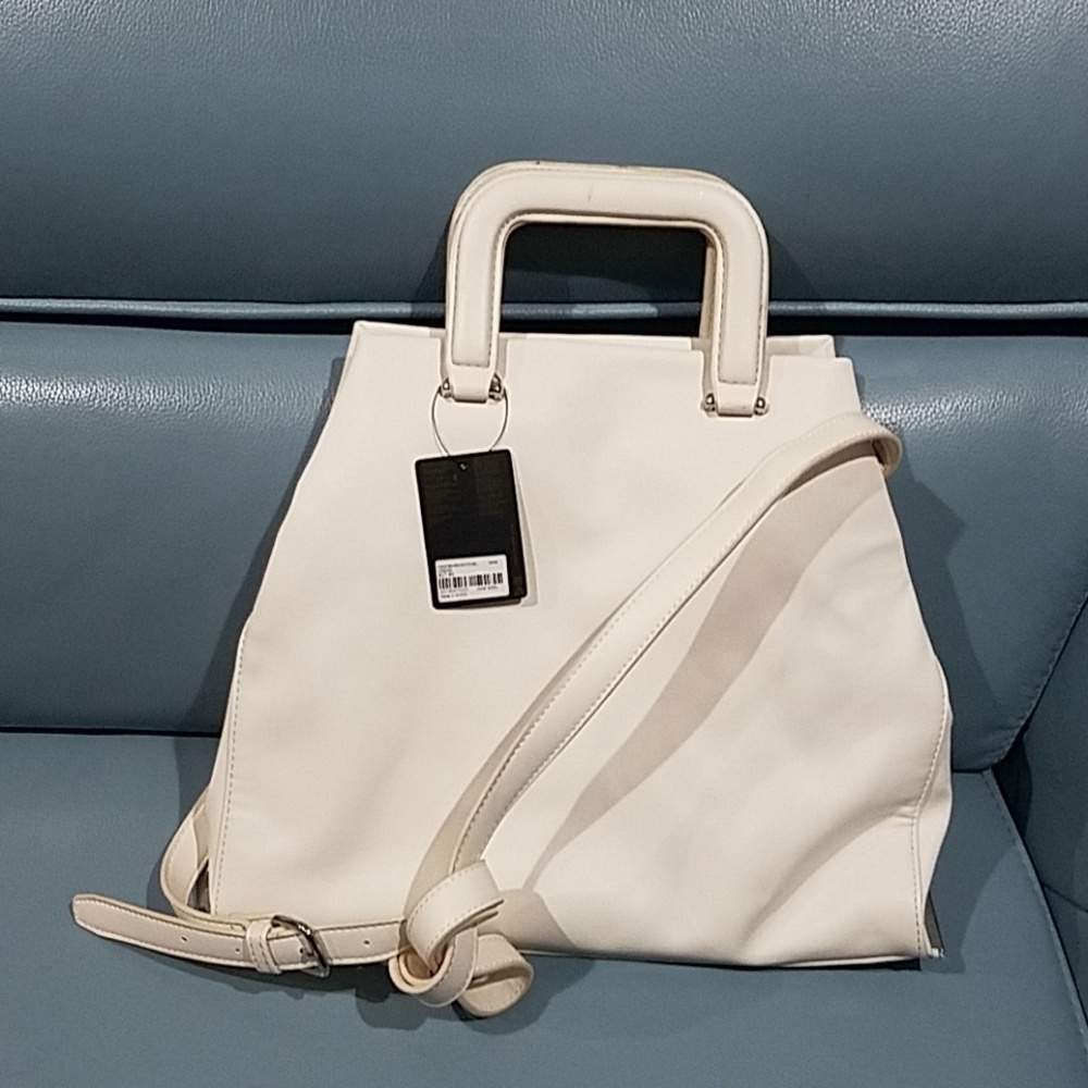 Cream Satchel